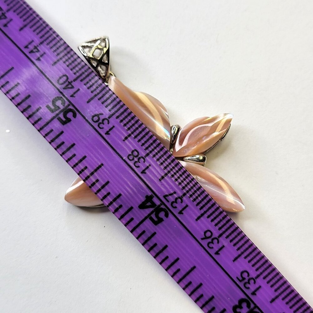 Rose Quartz Pendant with Rhinestone - Picture 6 of 8